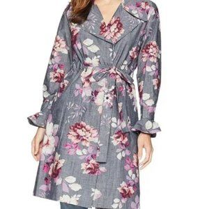 Light-weight Floral Trench